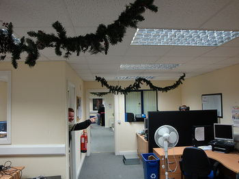 blacknight offices decorated