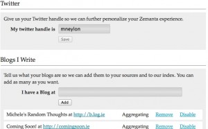 Zemanta personalisation
