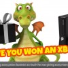 Bert announces the winner of the Xbox