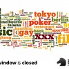 new tld application window is now closed - cloud of possible domain extensions