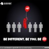 Be Different, Be You, Be Me - Promotional image for .me domain names